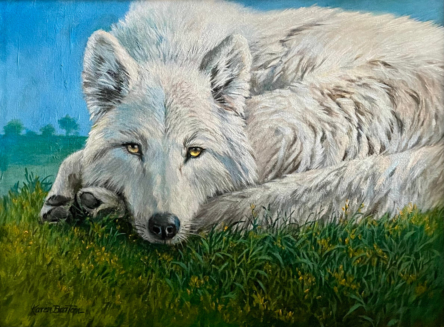 Greeting Card "Eye Contact"