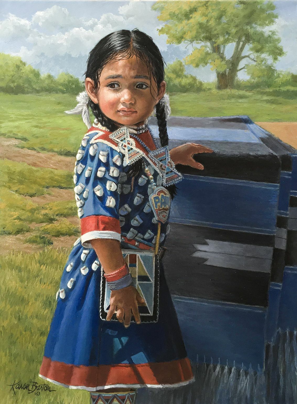 "A Long Day" Greeting Card