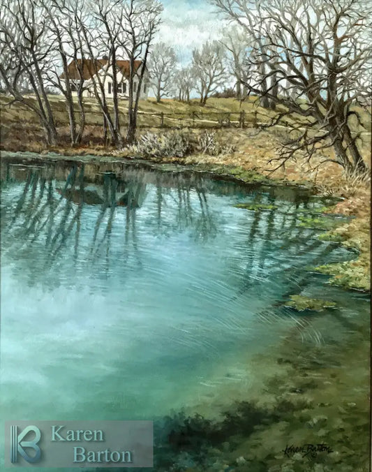 ’Closed For The Season’ – Limited Edition Giclée Print By Karen Barton (12’’ X 15’’) Original