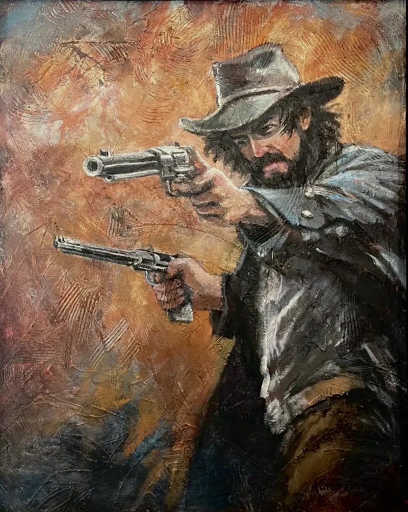 Gunslinger Greeting Card