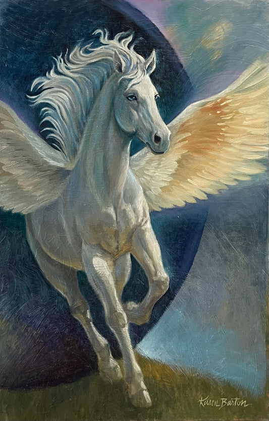 "Pegasus Landing" 24x36 Original Oil Painting