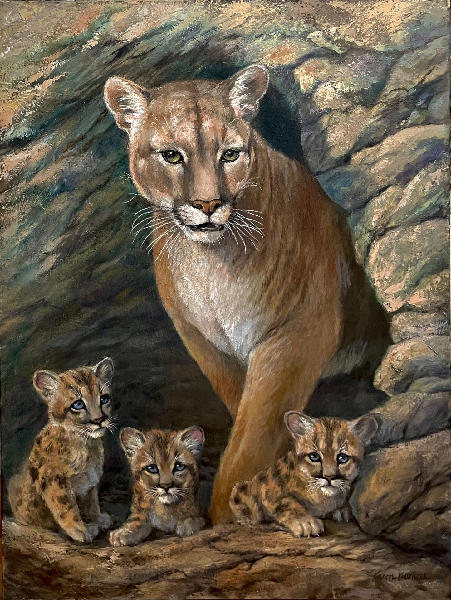 5X7 Colorful Wildlife Western Greeting Cards