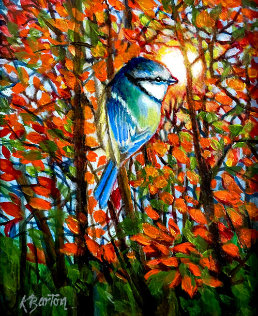 Perch in the Firelight