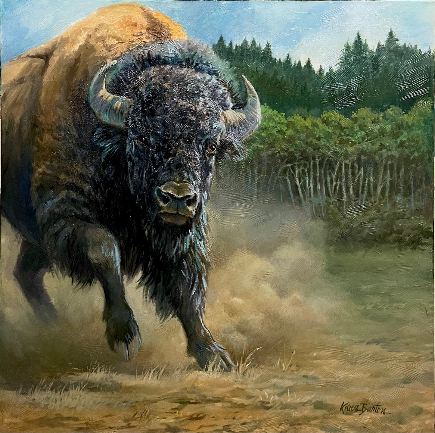 5X7 Colorful Wildlife Western Greeting Cards