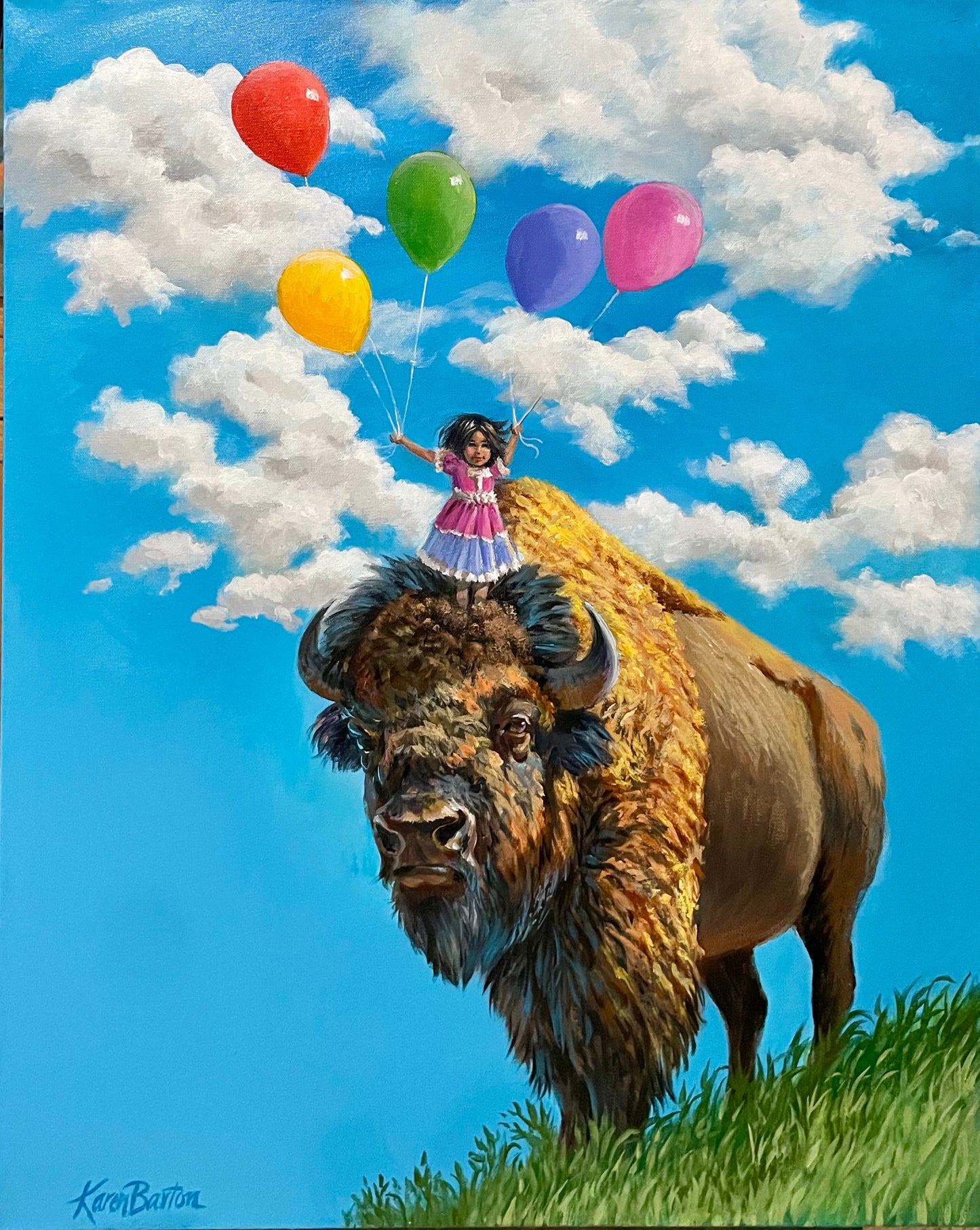 5X7 Colorful Wildlife Western Greeting Cards