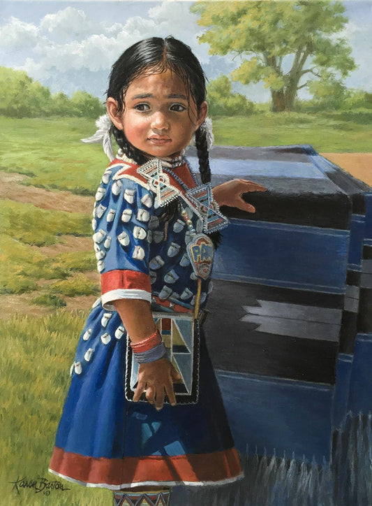 "A Long Day" Greeting Card