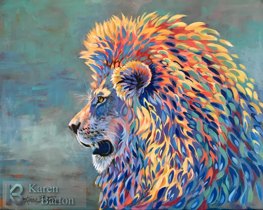 Lion Of Judah Animal / 35 45 Print