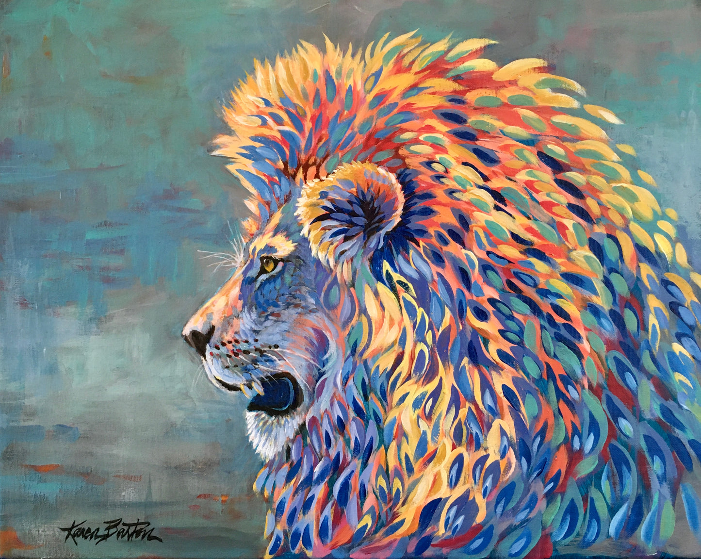 5X7 Colorful Wildlife Western Greeting Cards