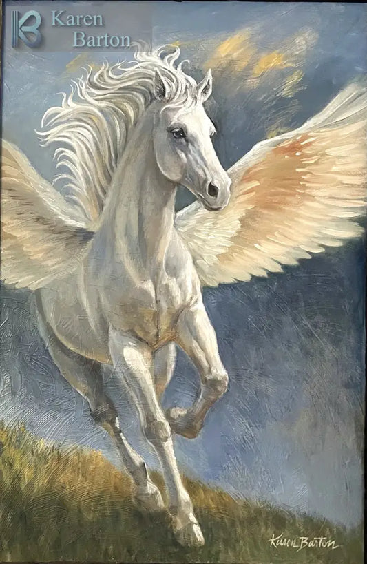 ’Pegasus Landing’ 24X36 Original Oil Painting