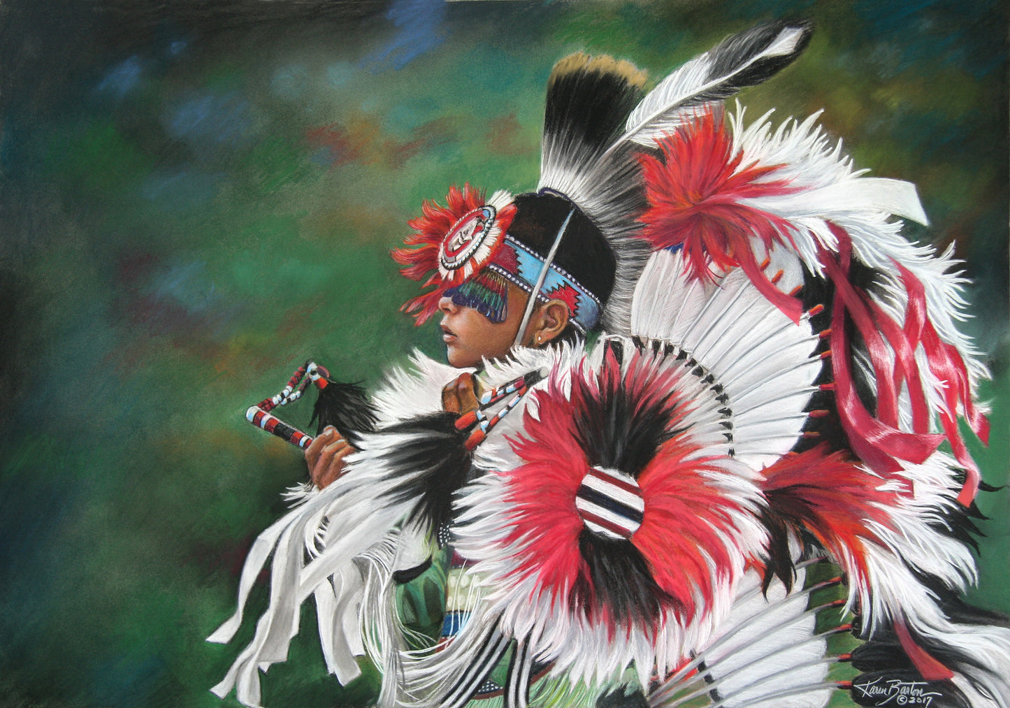 5X7 Colorful Wildlife Western Greeting Cards