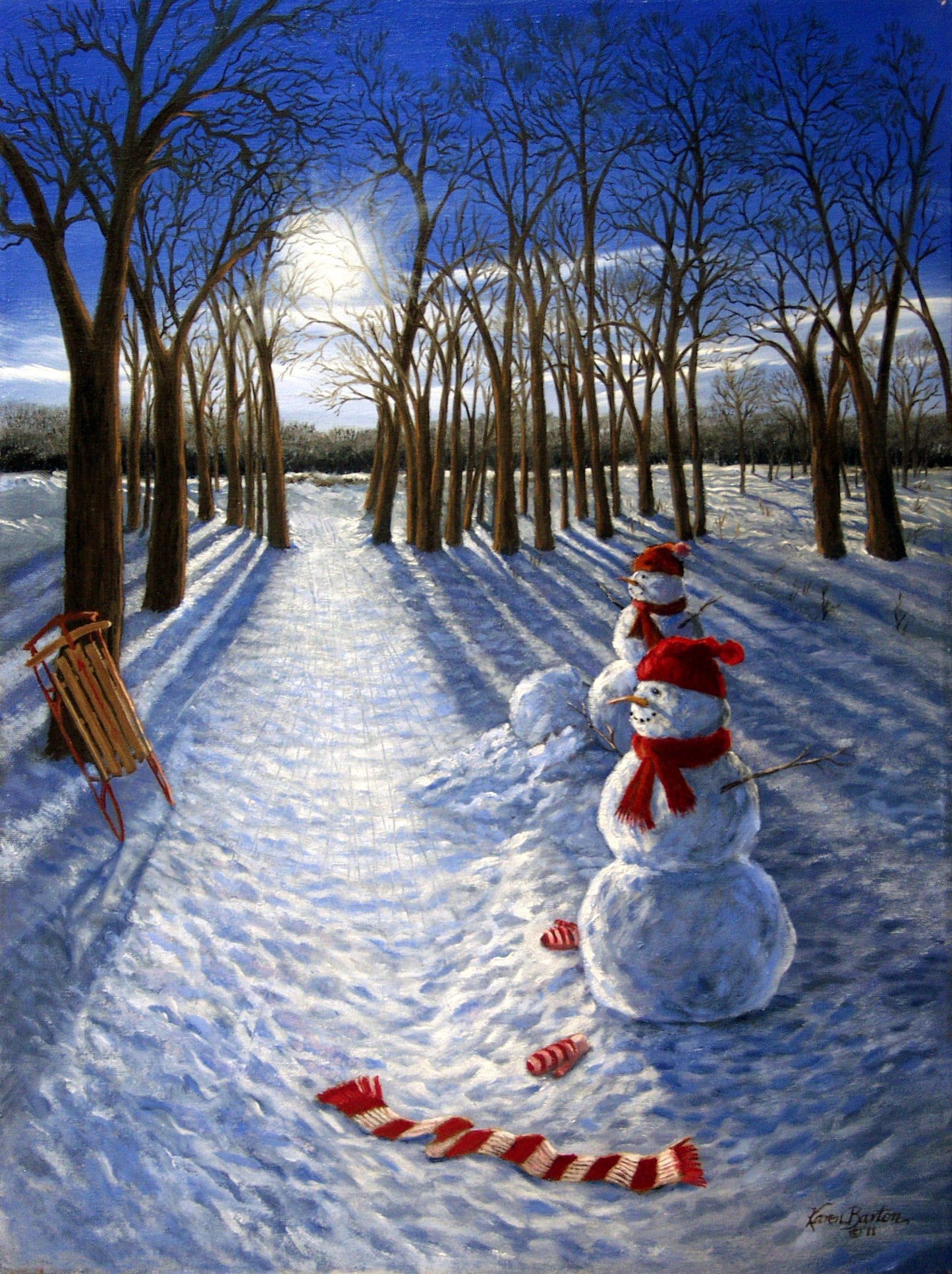 5X7 Colorful Wildlife Western Greeting Cards