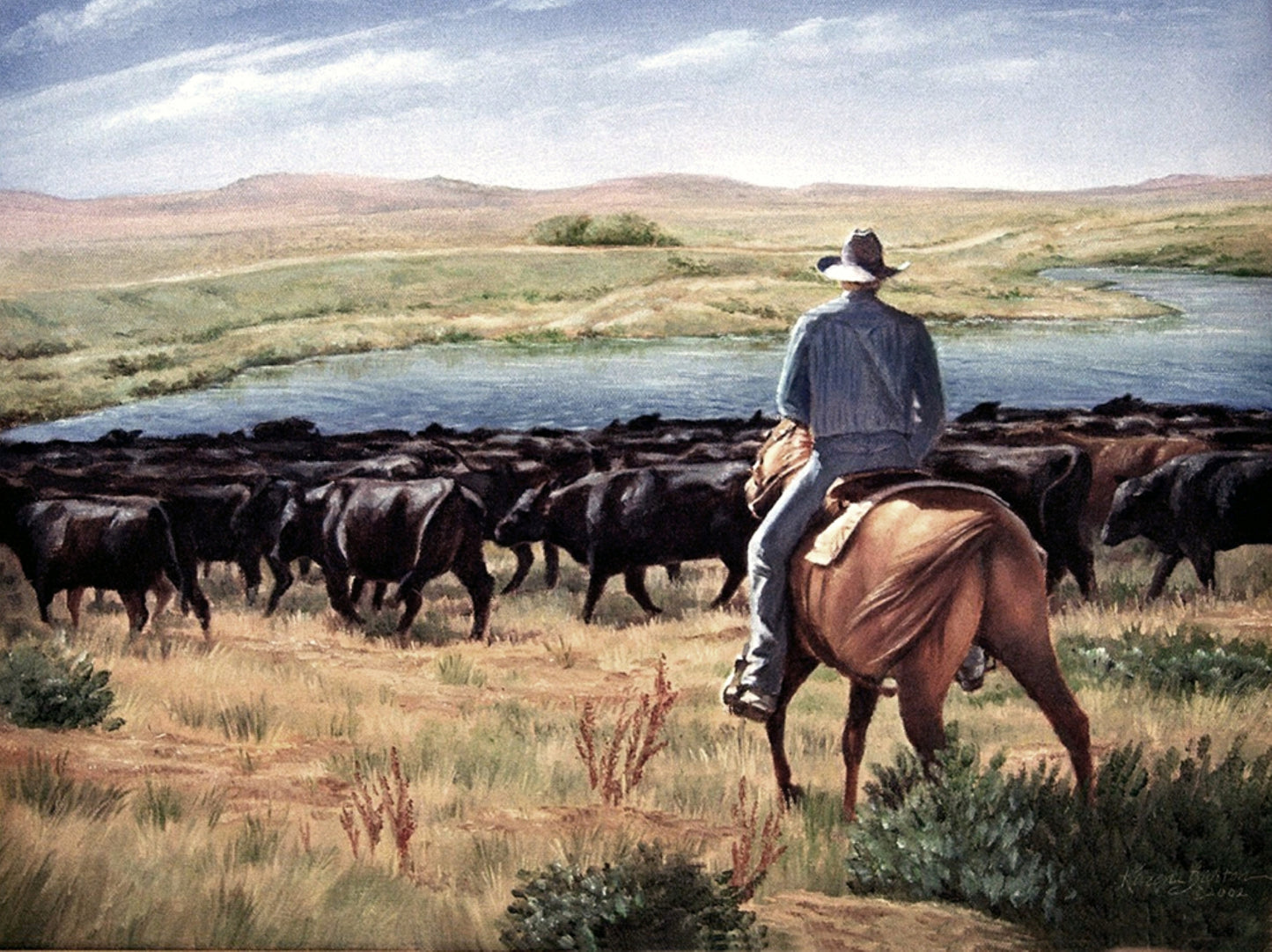 5X7 Colorful Wildlife Western Greeting Cards